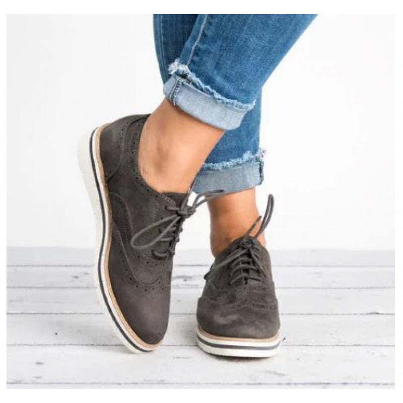 Women’s Retro British-Style Casual Shoes – Chic Everyday Sneakers