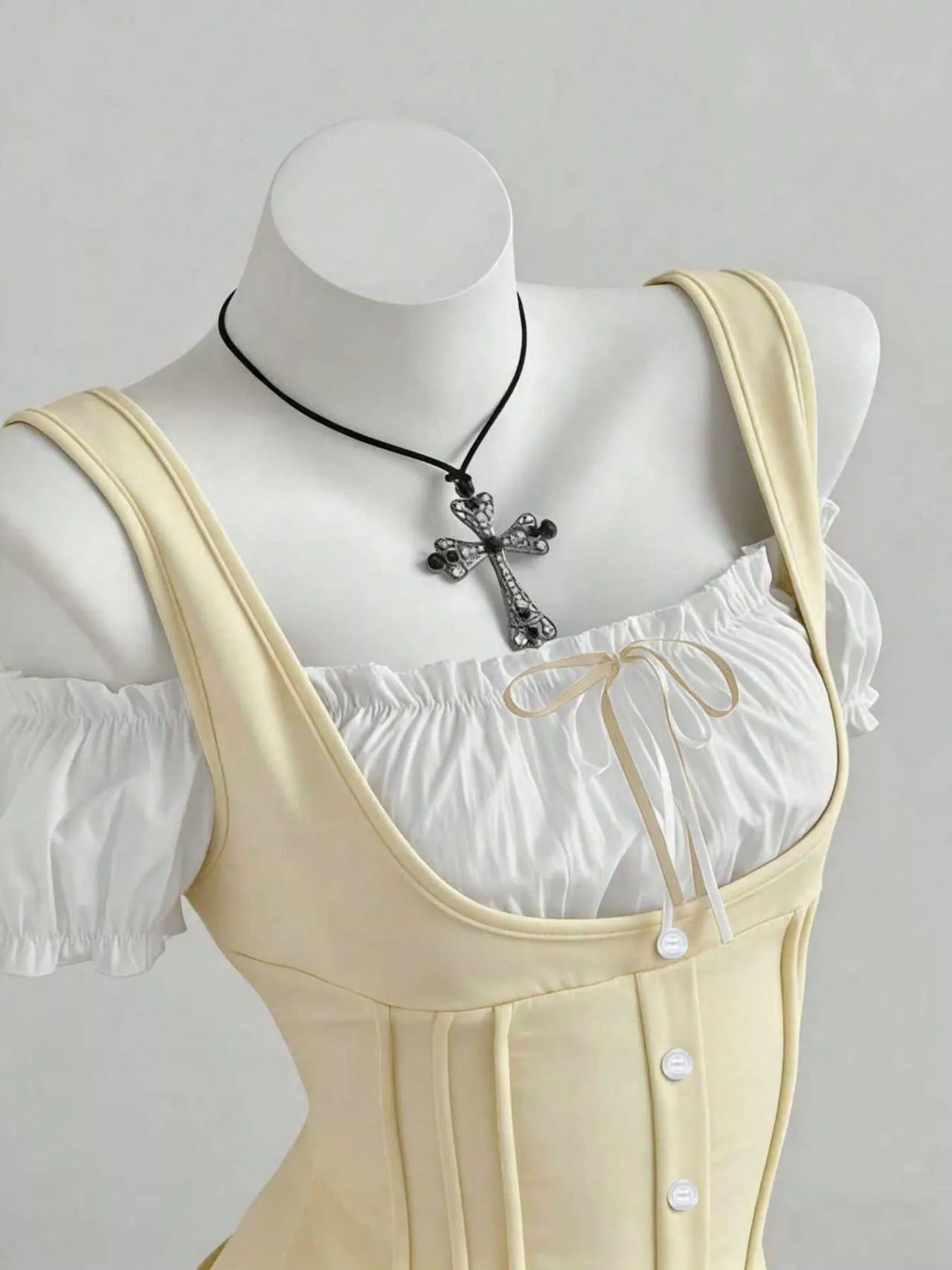 Cold Shoulder Ruched Top