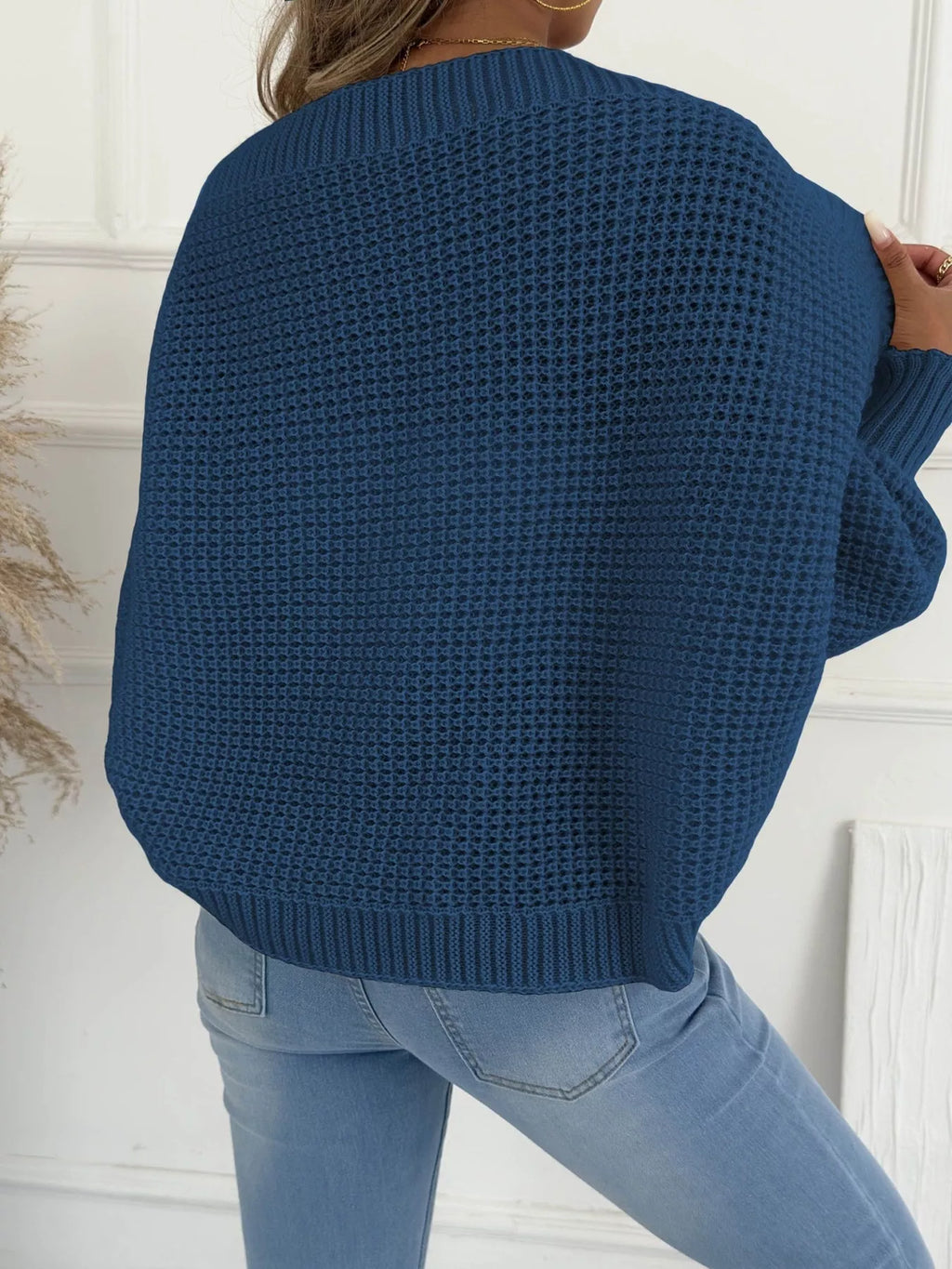Open Front Batwing Sleeve Cardigan