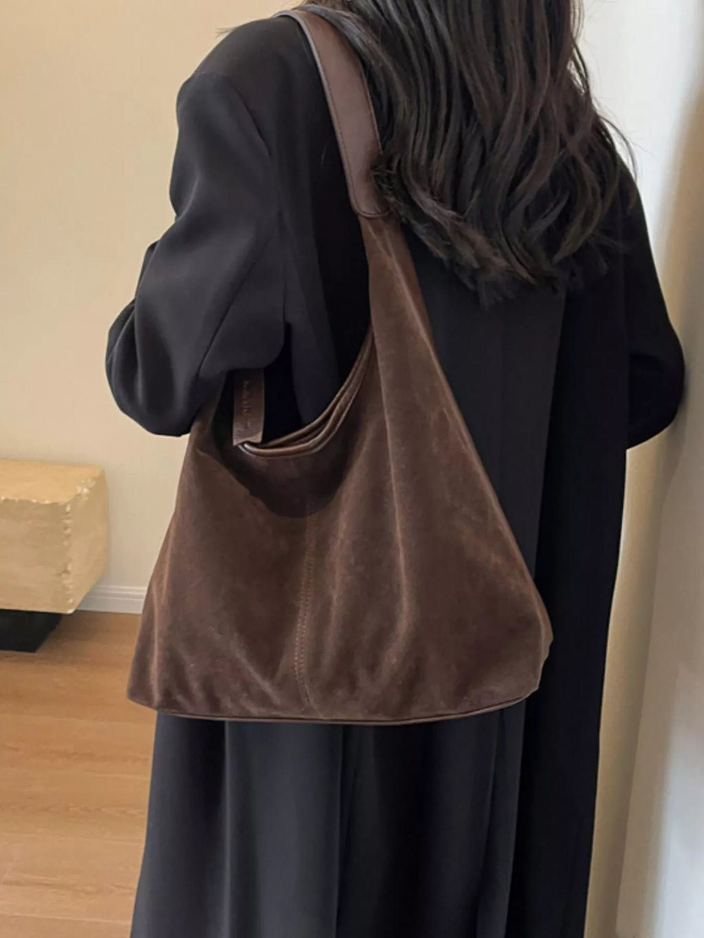 Vintage Suede Shoulder Bag