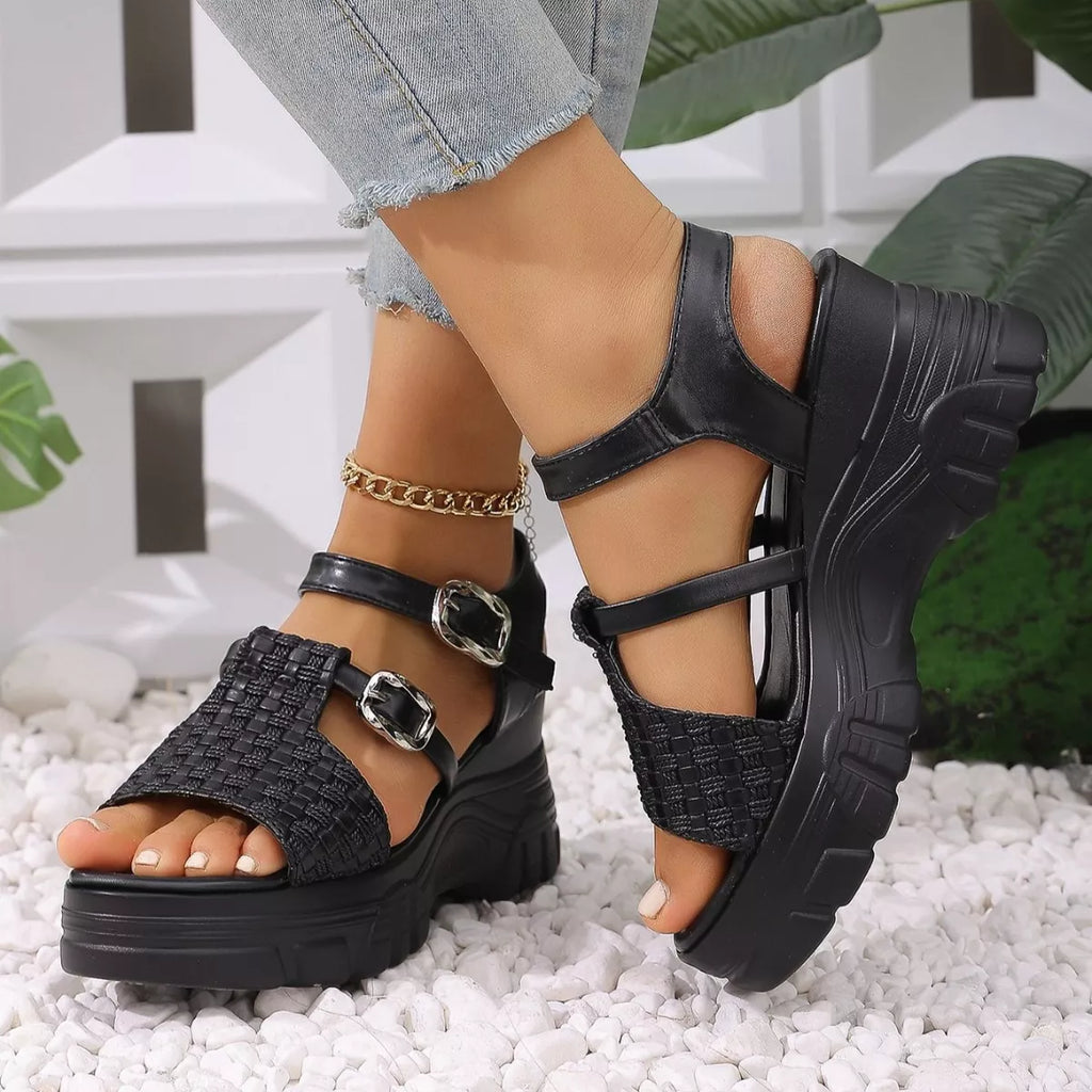 Open Toe Wedge Sandals