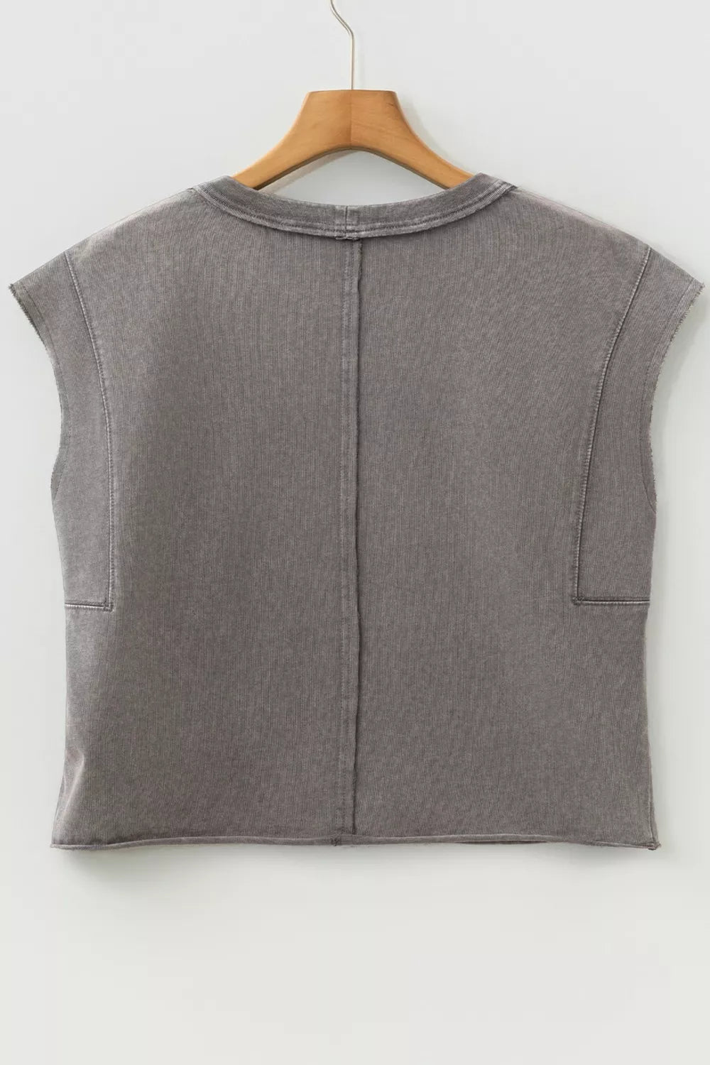 Mineral Wash Boxy Fit Cotton Tank Top