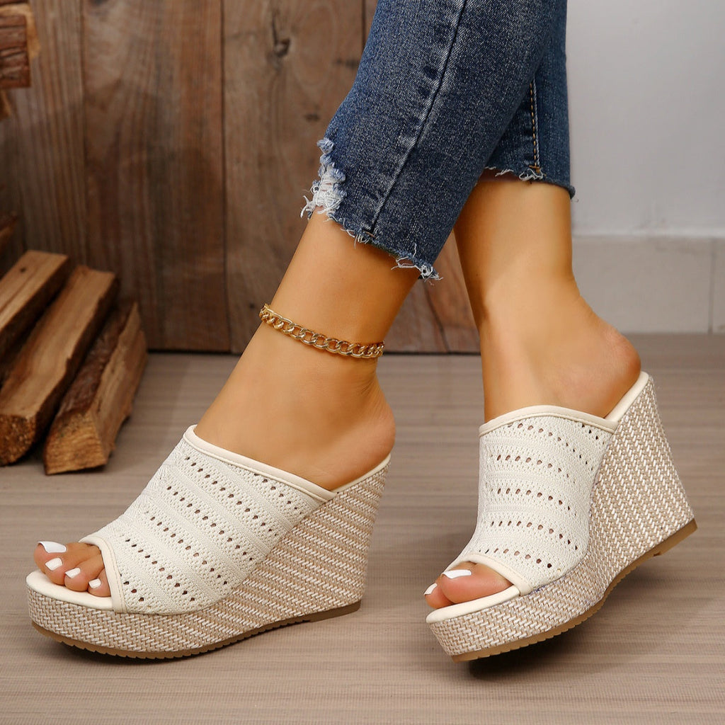 Open Toe Wedge Sandals