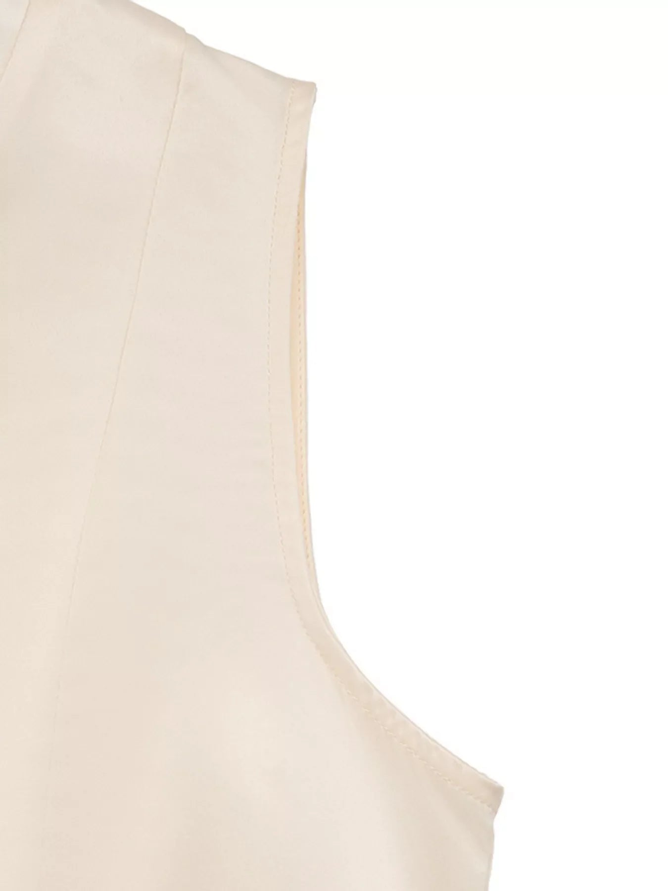 Sleeveless A-Line Midi Dress with Pockets