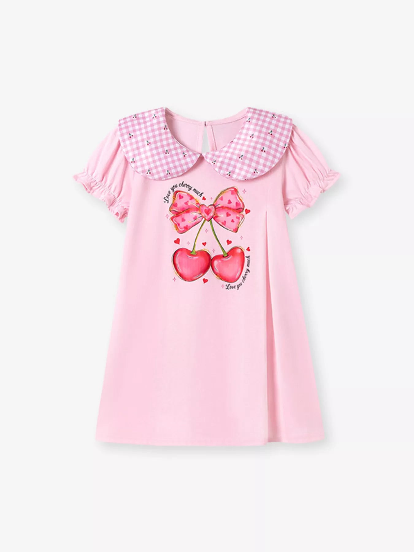 Children's Cherry Peter Pan Collar Dress