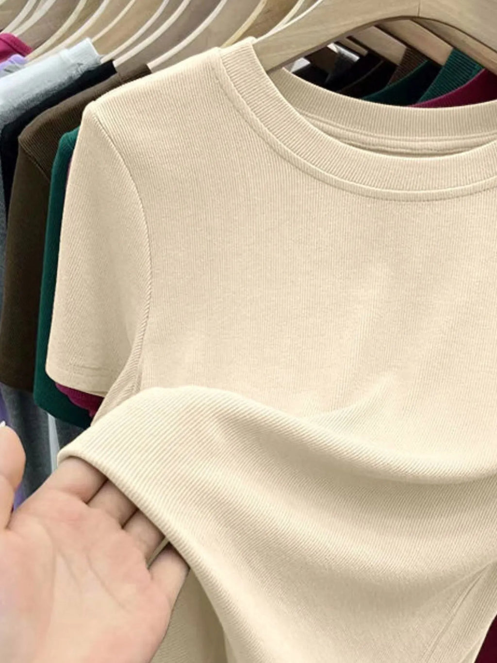 Crew Neck Short Sleeve T-Shirt