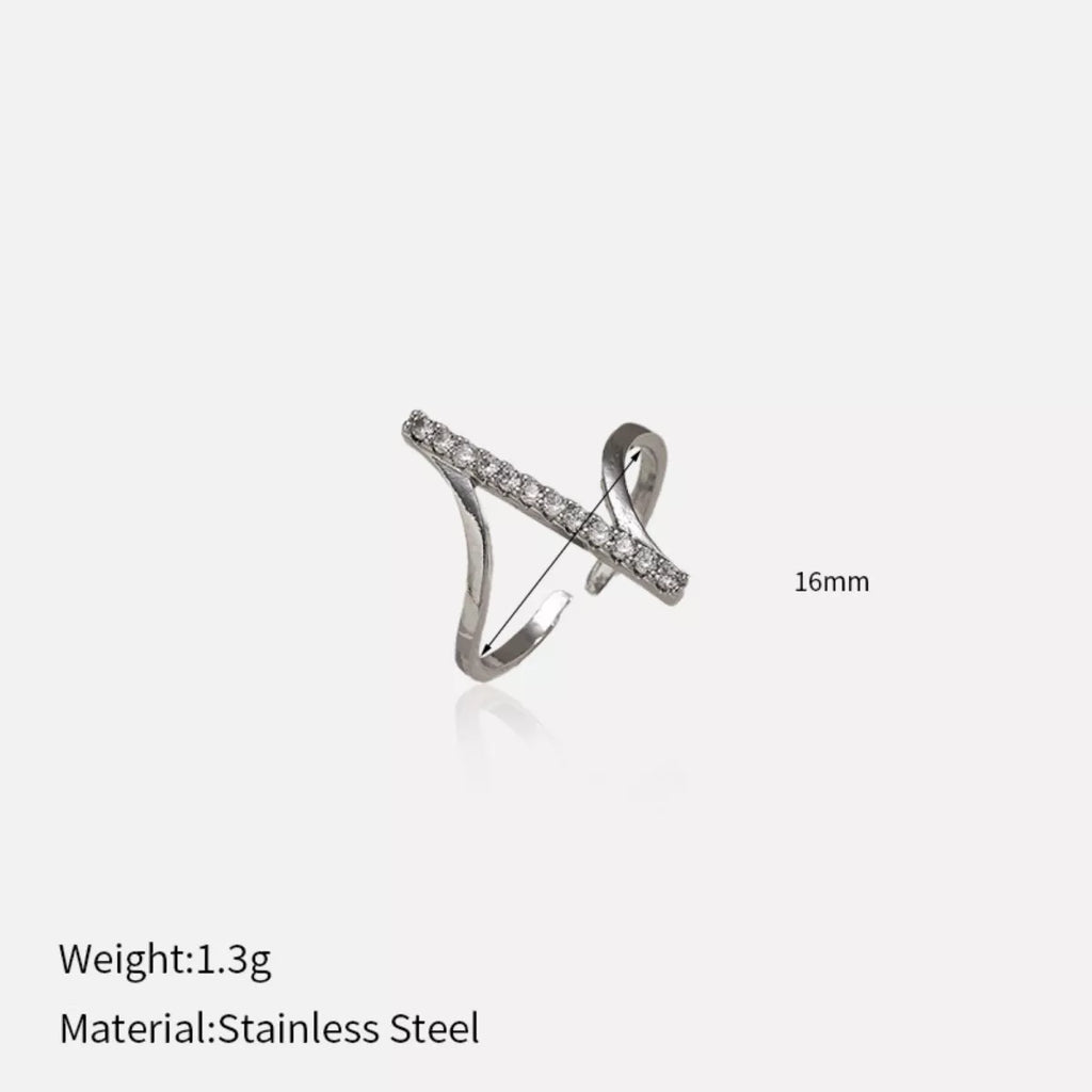 Irregular Rhinestone Ring