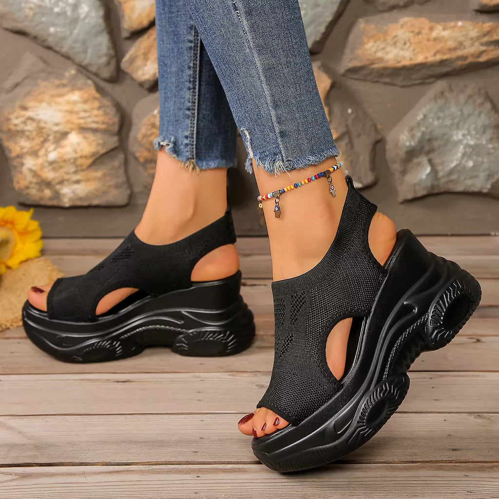 Open Toe Platform Sandals