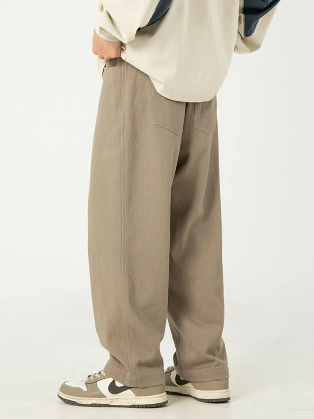Men's Full Size Wide Leg Pants Plus Size