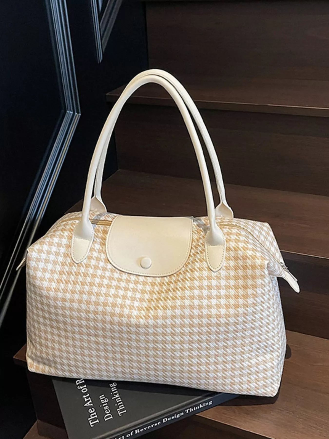 Plaid Pattern Travel Bag