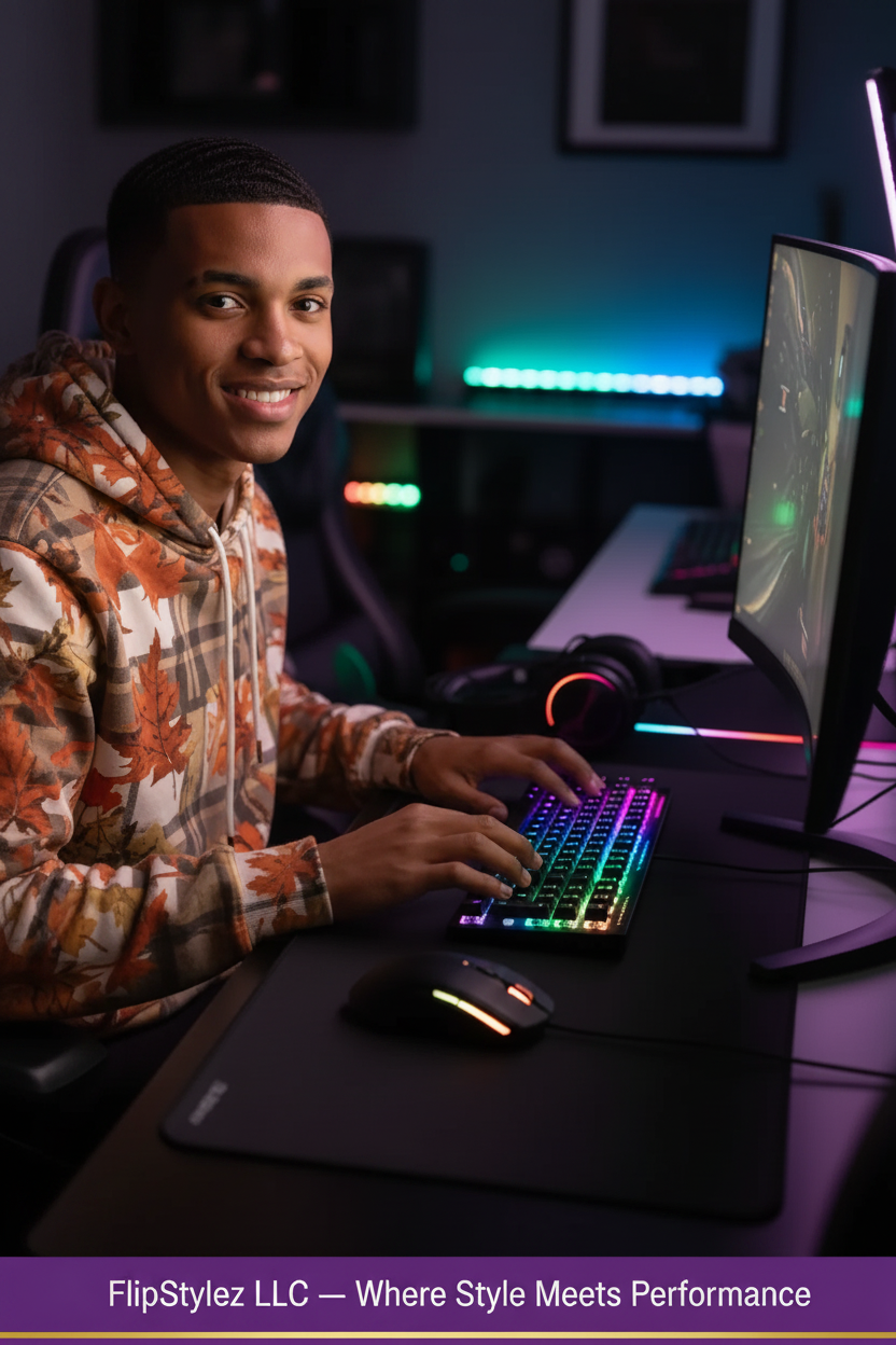 APAYADO™ 60% Mini Mechanical RGB Keyboard & Mouse Kit – Red Switches, 7200 DPI, Phantom RGB | FlipStylez LLC®