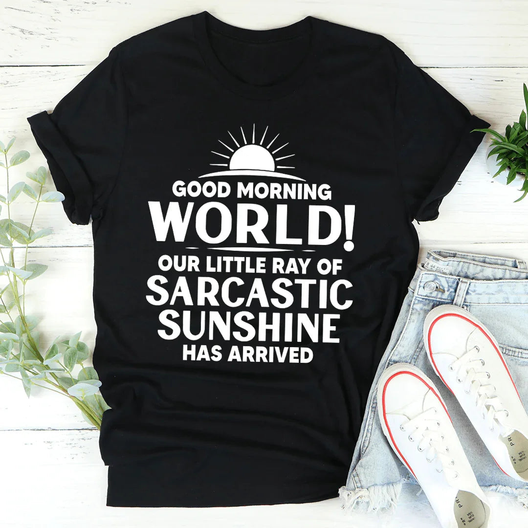 Good Morning World Tee