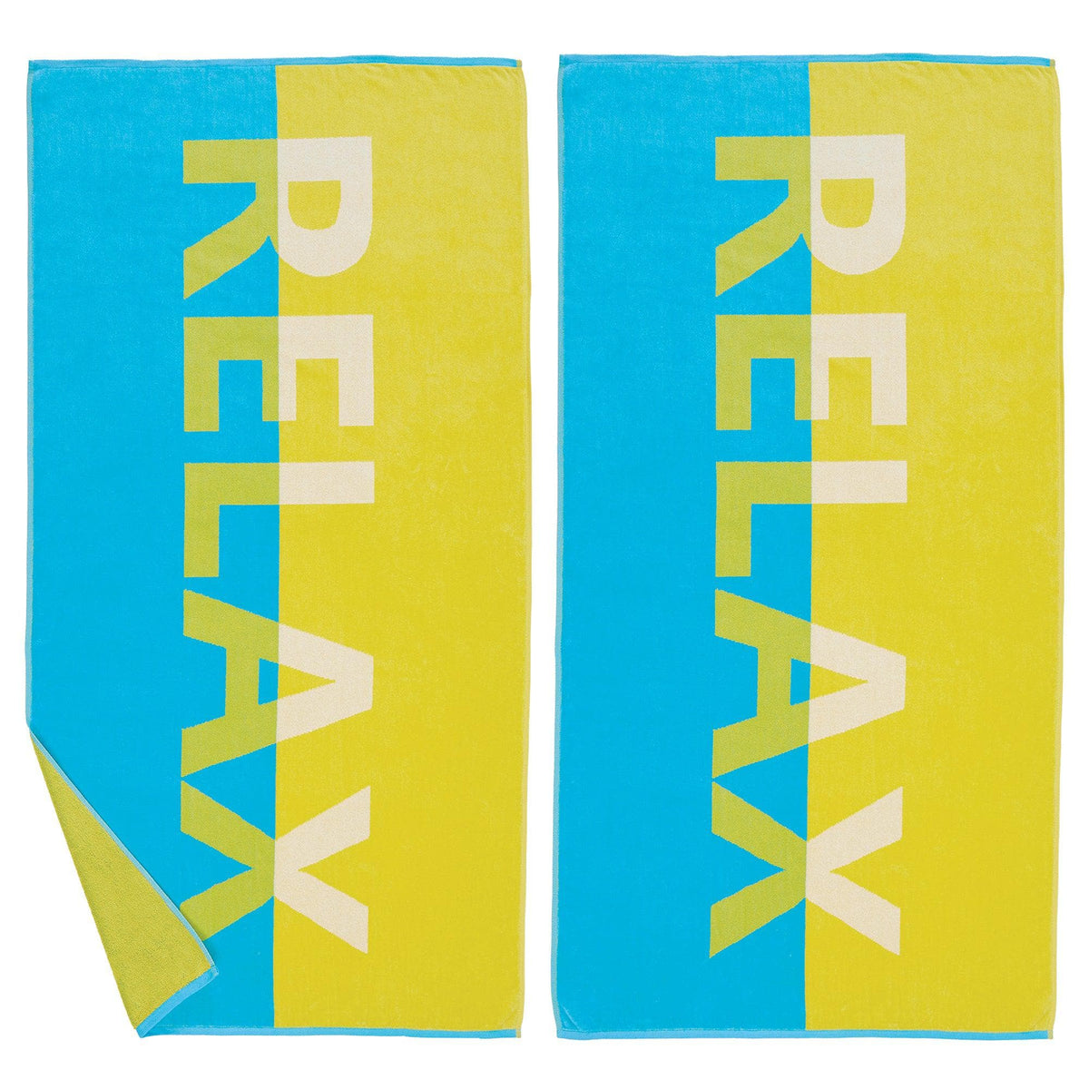 2 Pack Vibrant Beach Towels - Boca Collection