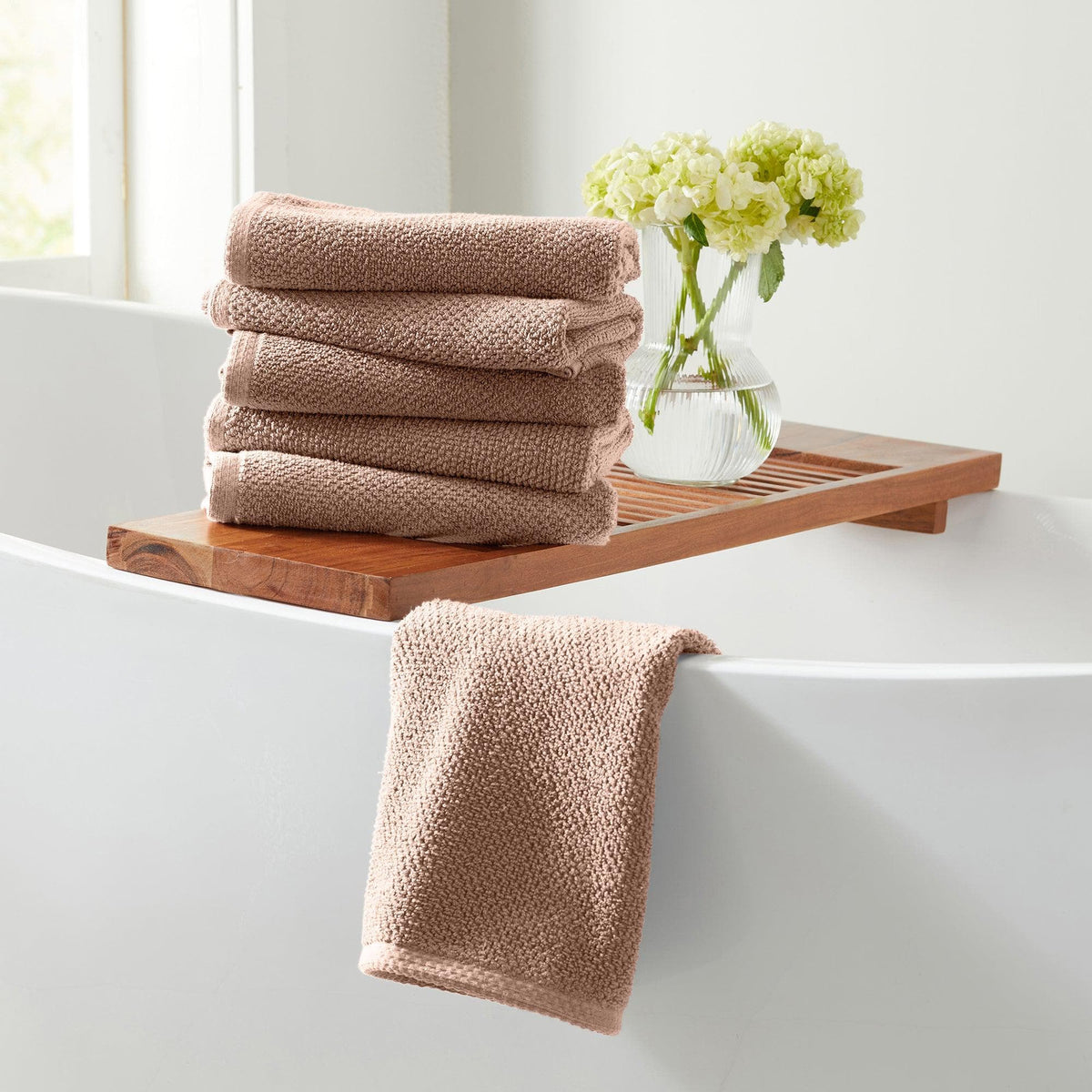 6 Pack Cotton Hand Towels - Kasper Collection