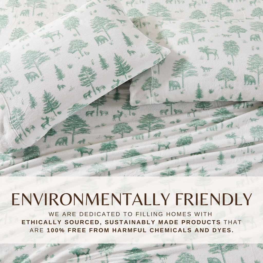 Printed Plush Sheet - Velvet Luxe Collection