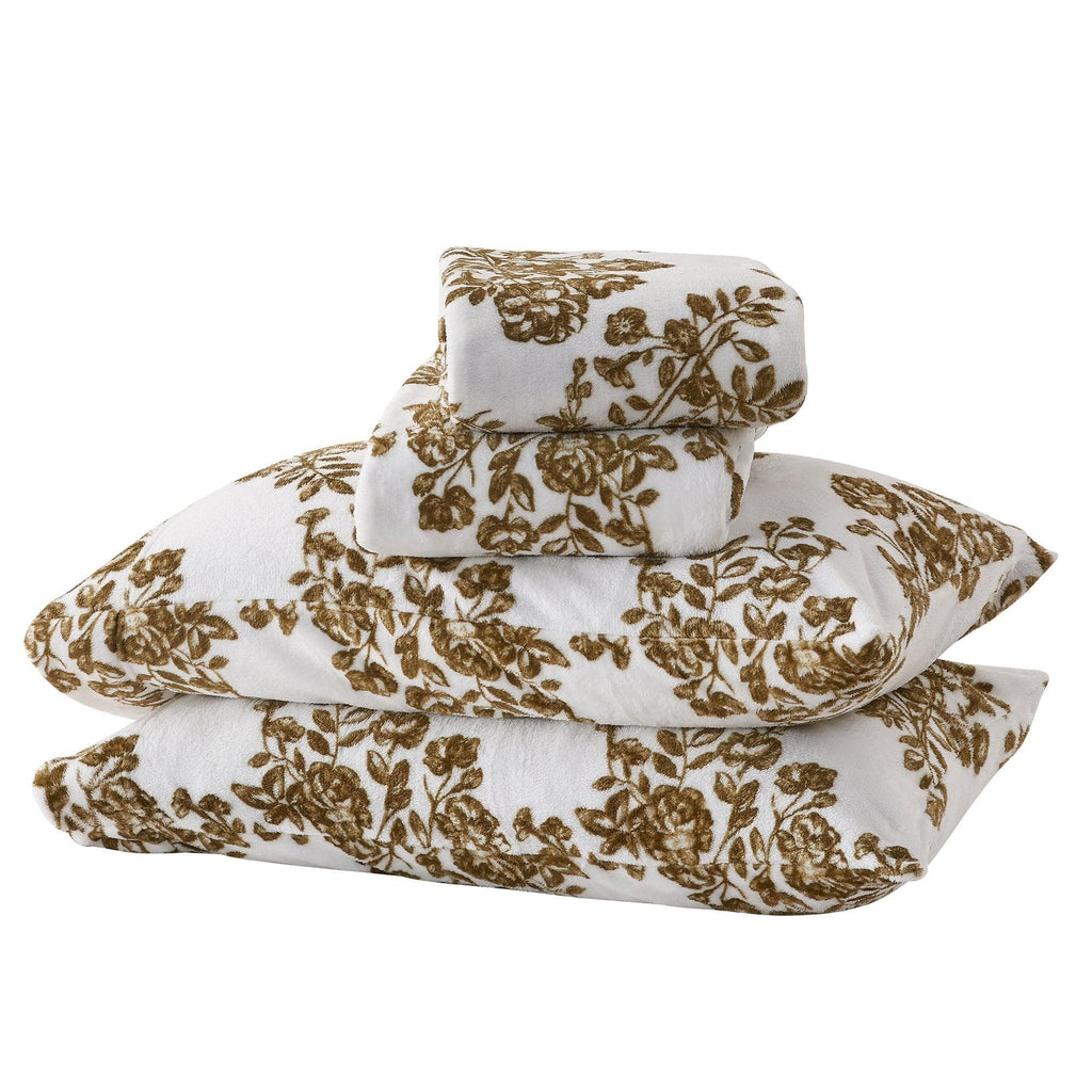 Printed Plush Sheet - Velvet Luxe Collection