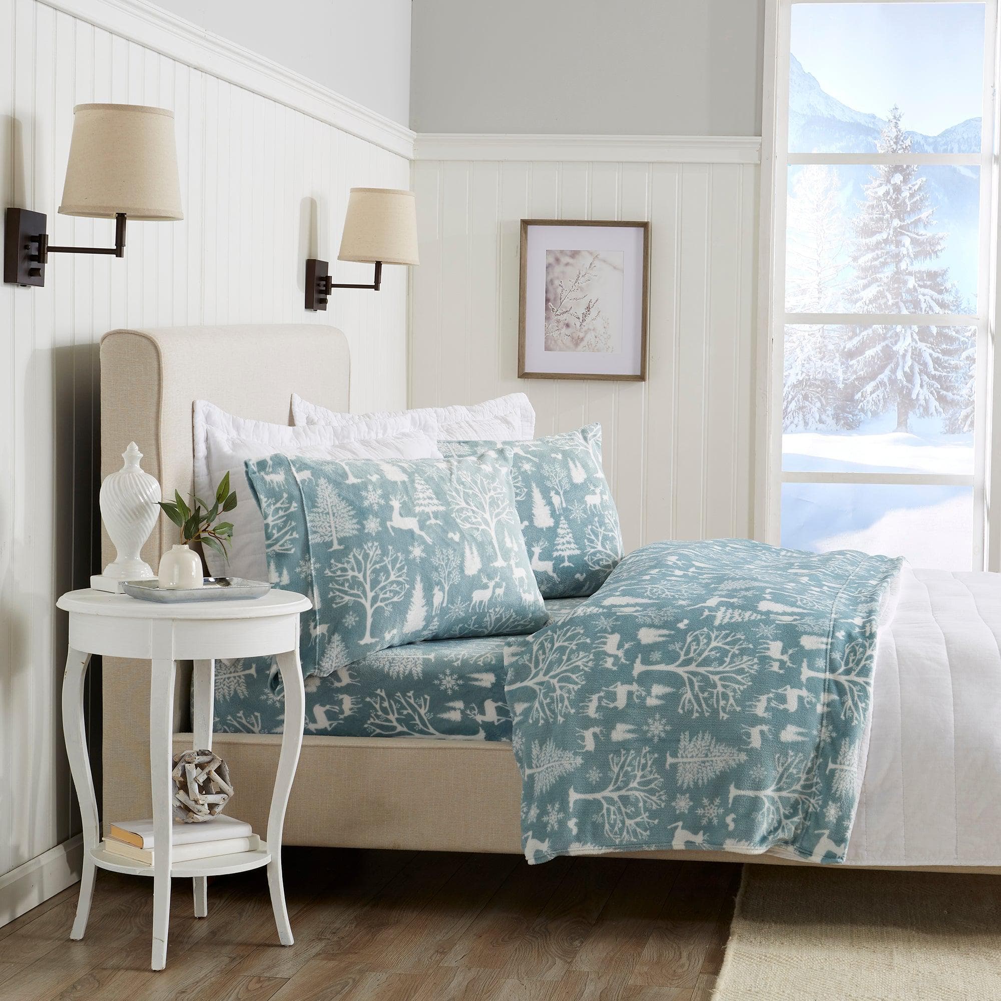 Printed Plush Sheet - Velvet Luxe Collection