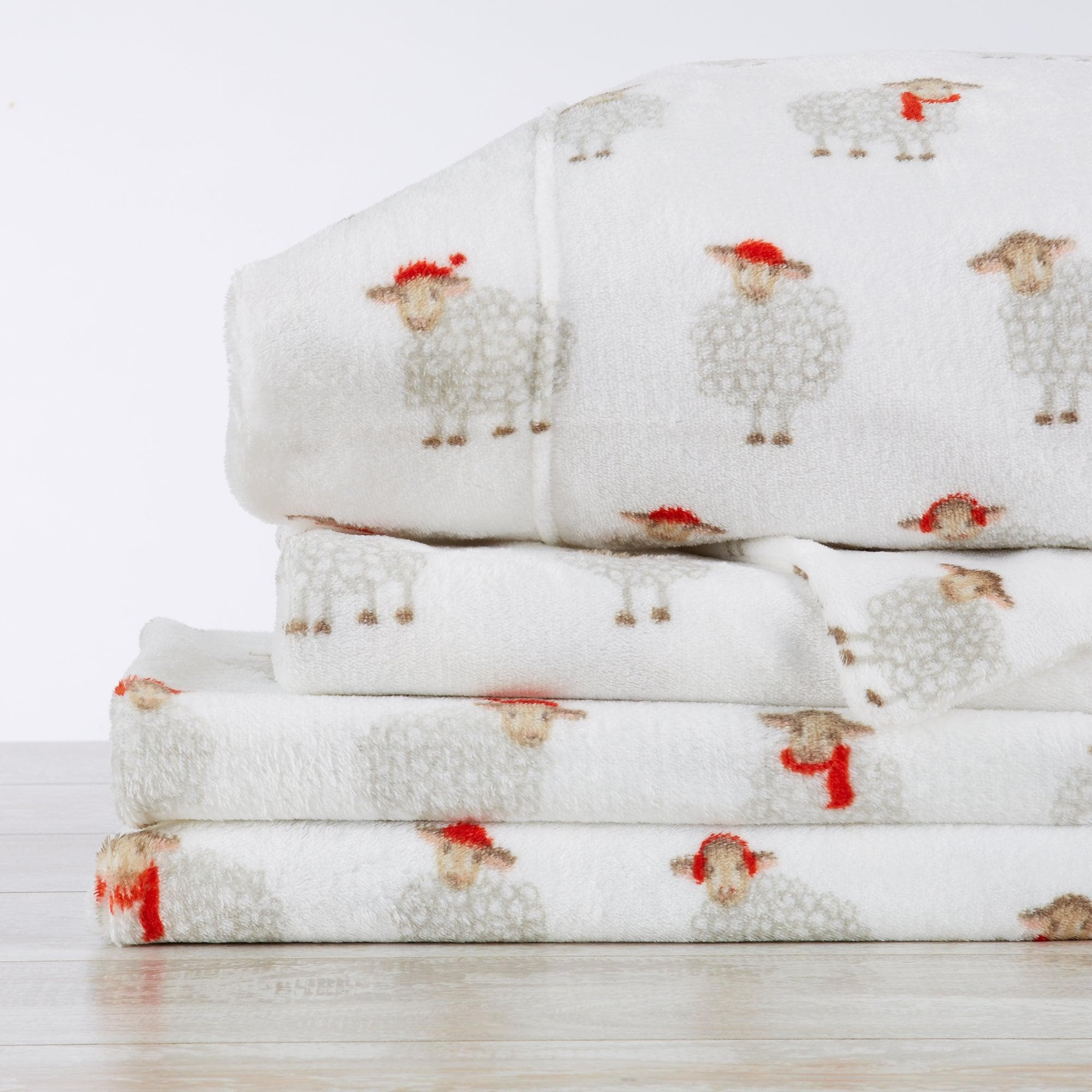 Printed Plush Sheet - Velvet Luxe Collection