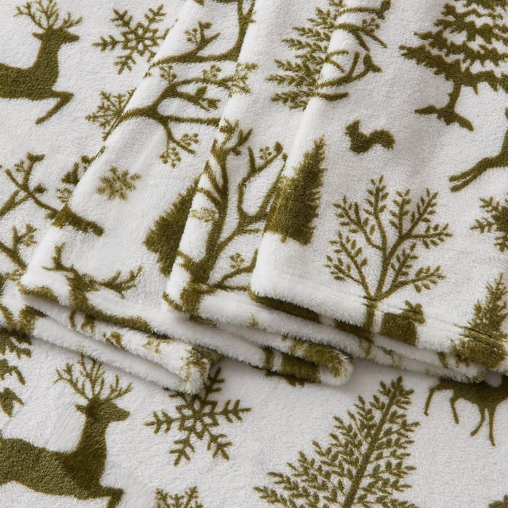 Printed Plush Sheet - Velvet Luxe Collection
