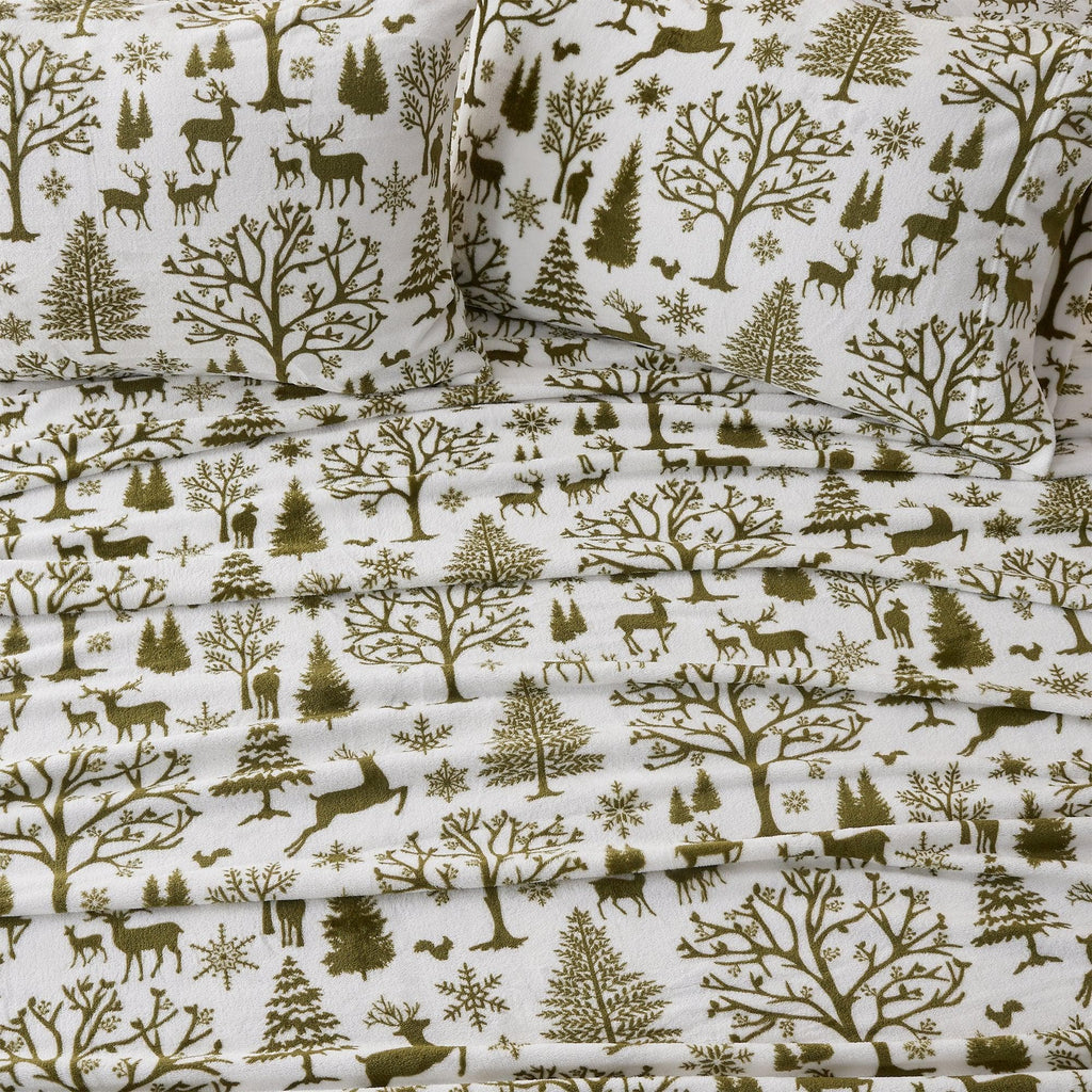 Printed Plush Sheet - Velvet Luxe Collection