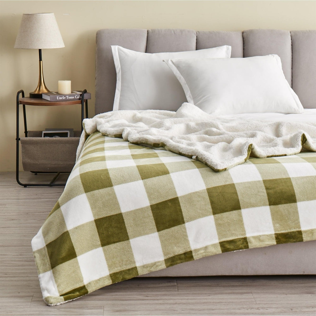 Velvet Plush Sherpa Luxury Bed Blanket - Kinsley Collection