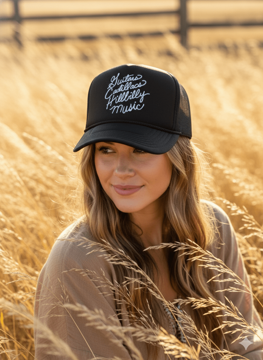 Guitars Cadillacs Trucker Hat