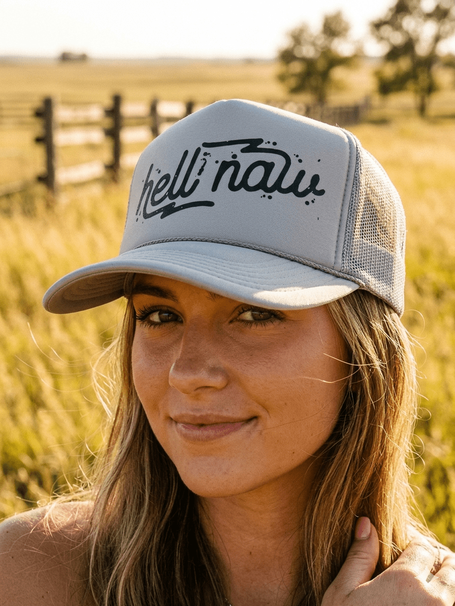 Hell Naw Trucker Hat