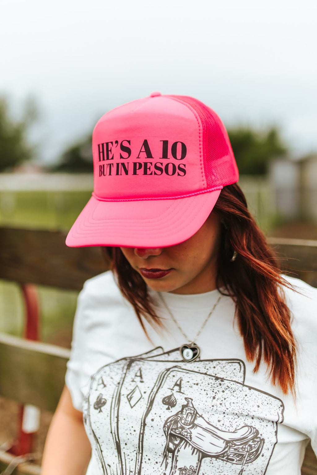 He's A 10 But In Pesos Trucker Hat