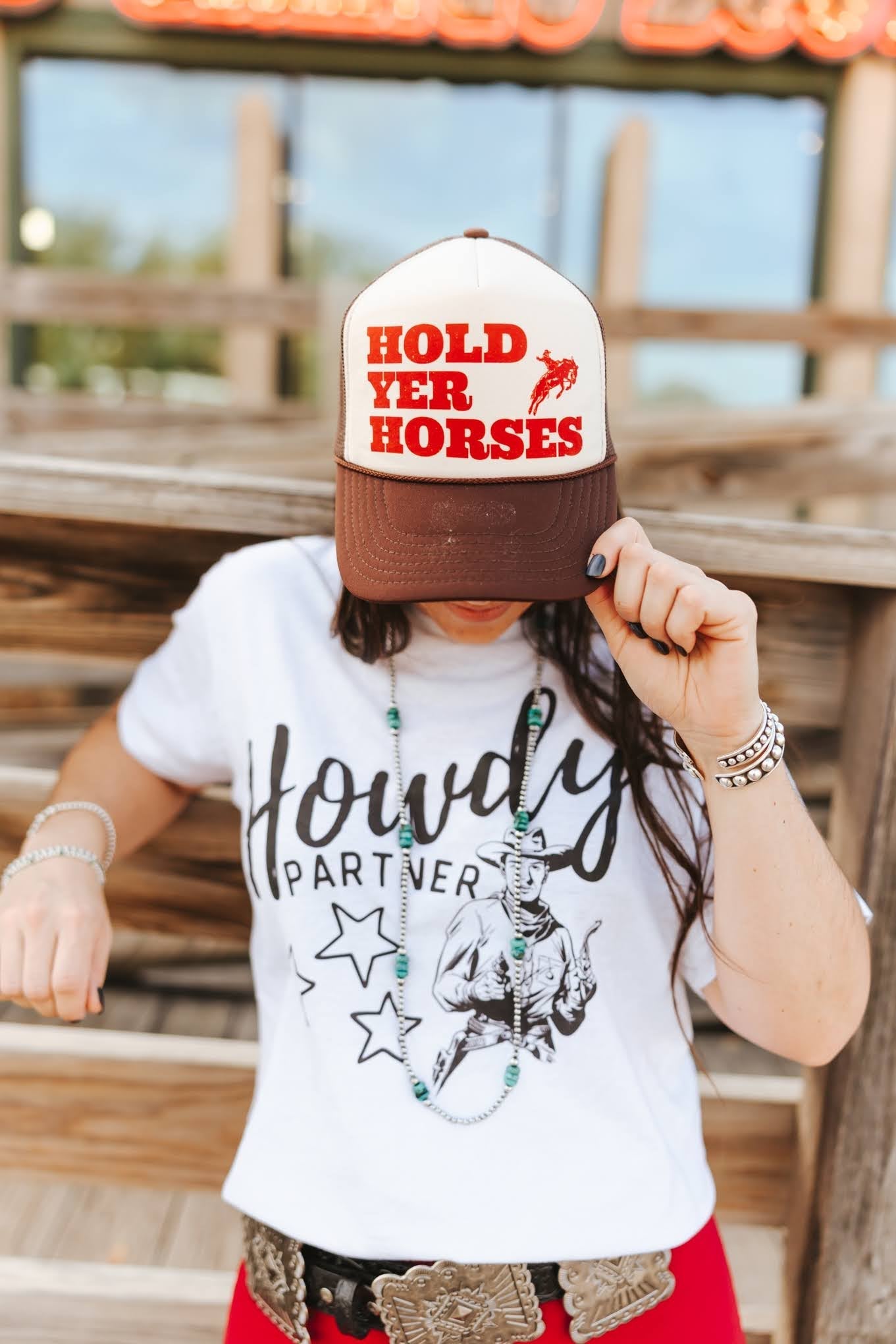 Hold Yer Horses Trucker Hat