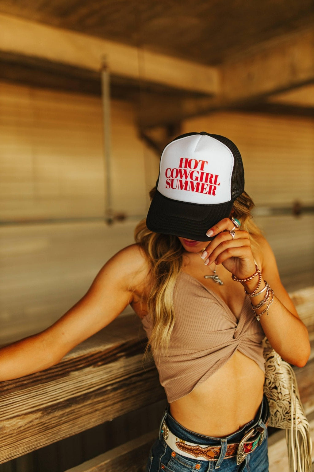 Hot Cowgirl Summer Trucker Hat