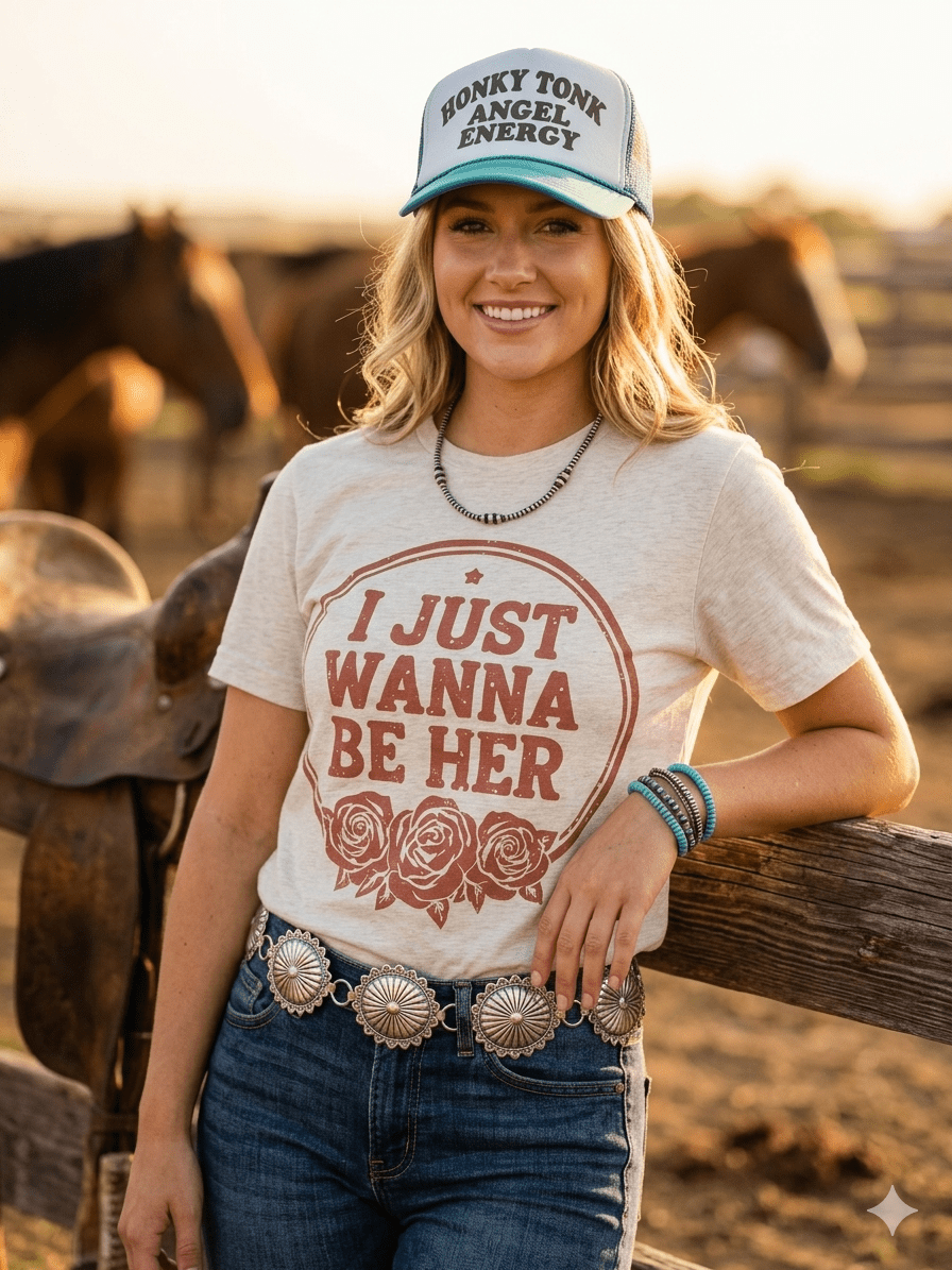 I Just Wanna Be Her Graphic Tee