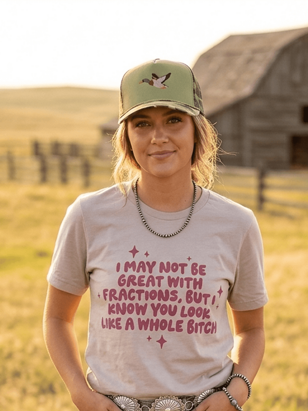 I May Not Be Great With Fractions Graphic Tee