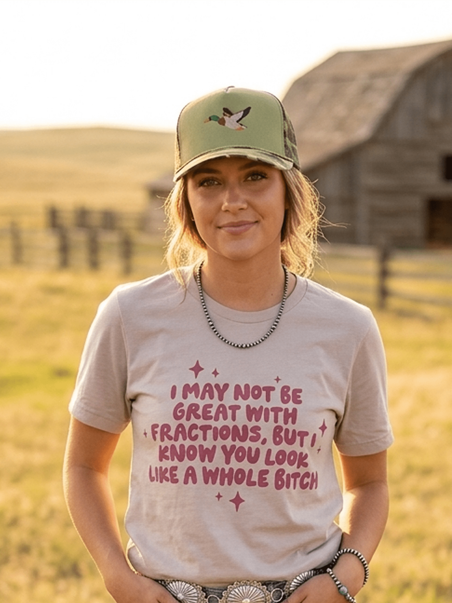 I May Not Be Great With Fractions Graphic Tee