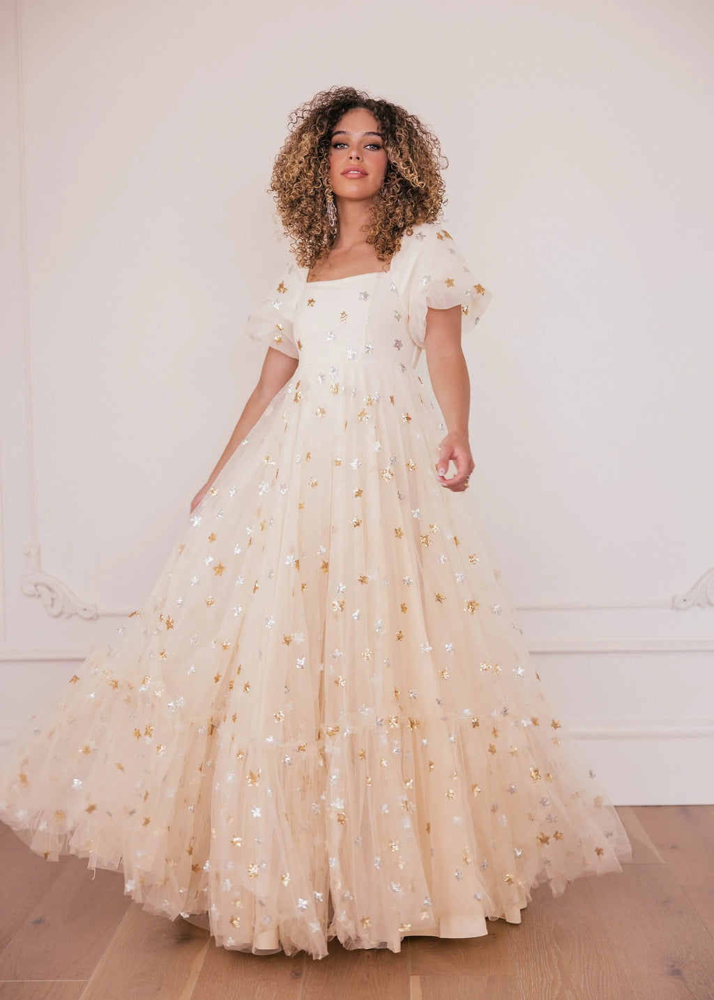 Wendy Dress Cream Star