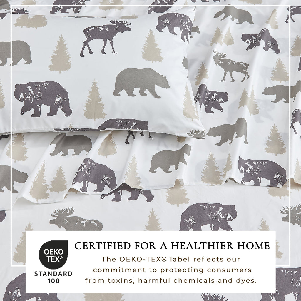 Lodge Printed Sheet Set - Mountain Ridge Collection