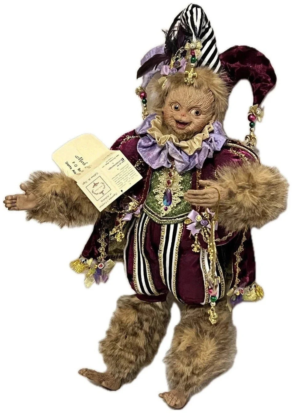LMTD EDITION* Mark Roberts Mardi Gras Monkey LARGE Collectible Spring 2025 No.#18