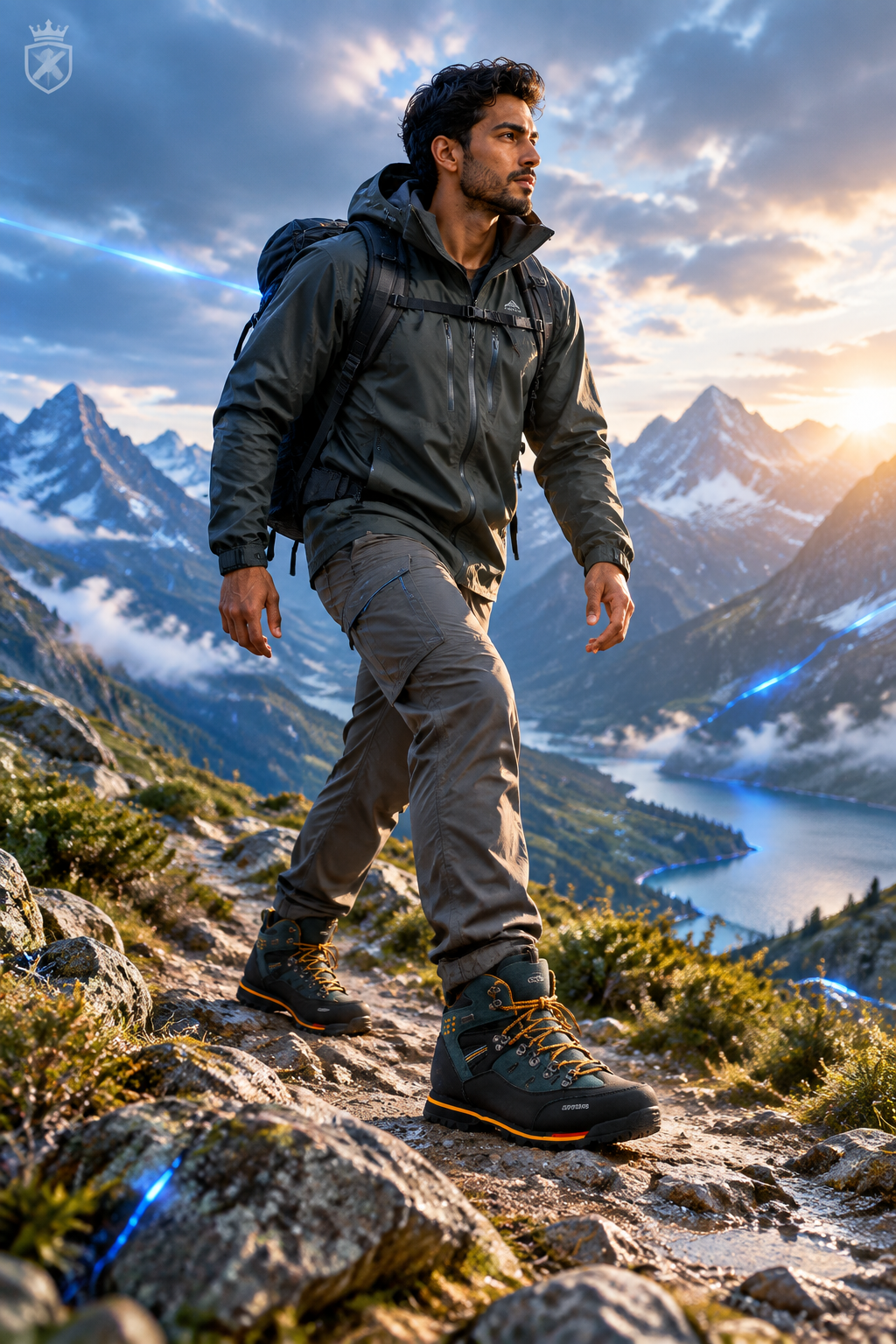 Men's Waterproof Ankle Boots | Genuine Leather Hiking Sneakers | Outdoor & Snow Boots