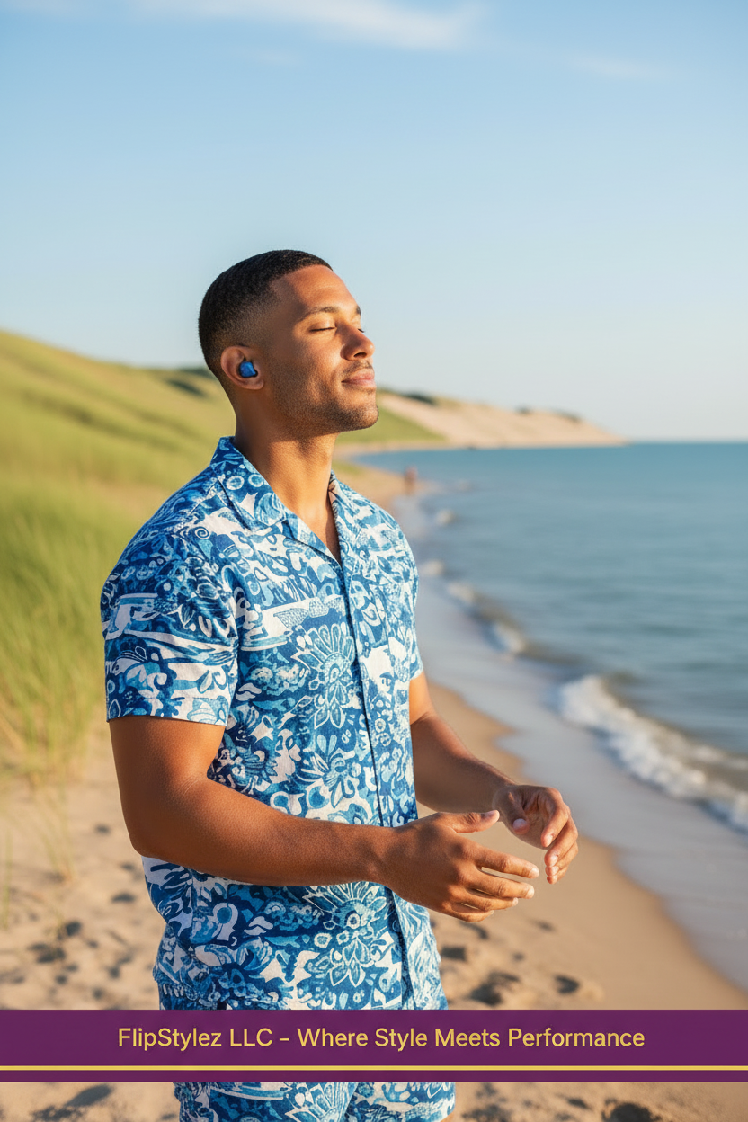 BUNKIMX TWS Bluetooth 5.0 Wireless Earbuds 🎧 | ANC | HiFi Stereo | Waterproof | Charging Case | 5 Colors | FlipStylez LLC®