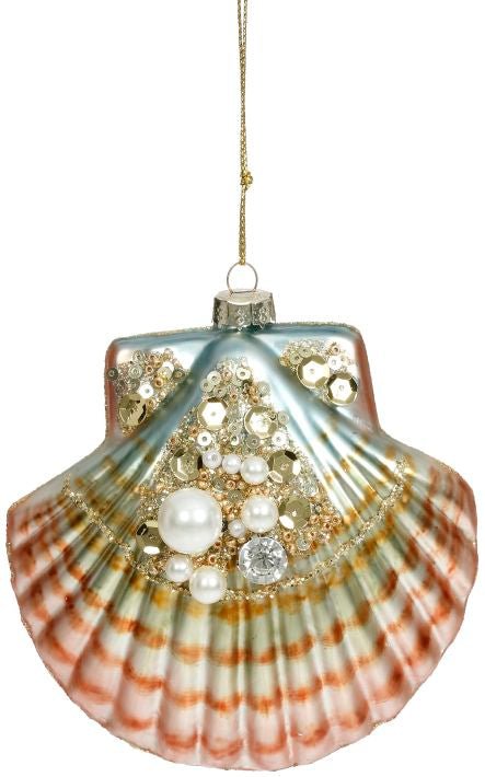 Mark Roberts Clam Shell with Jewels Ornament