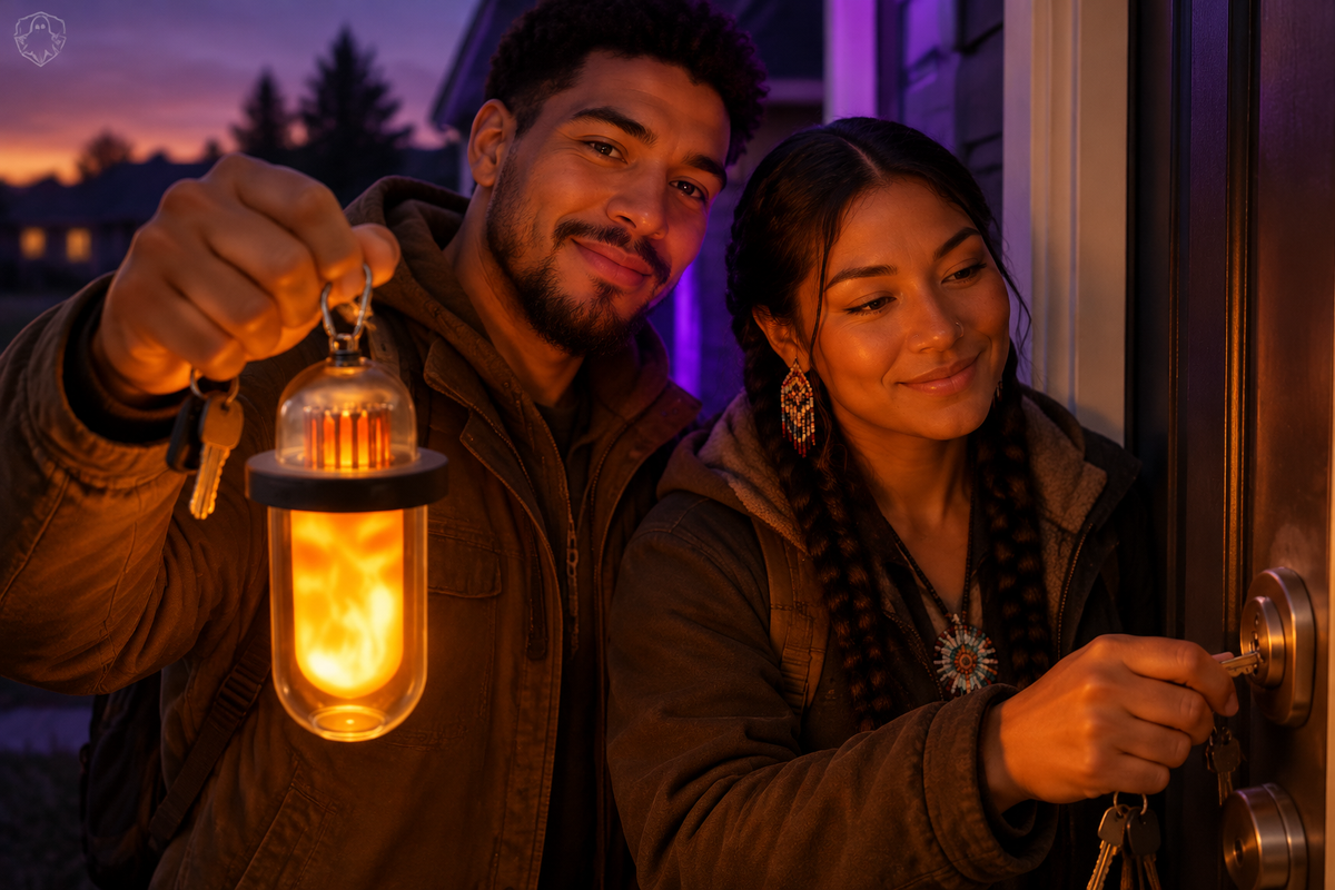 Mini Portable Camping Lantern | Rechargeable LED Keychain Flashlight | Outdoor & Emergency Light