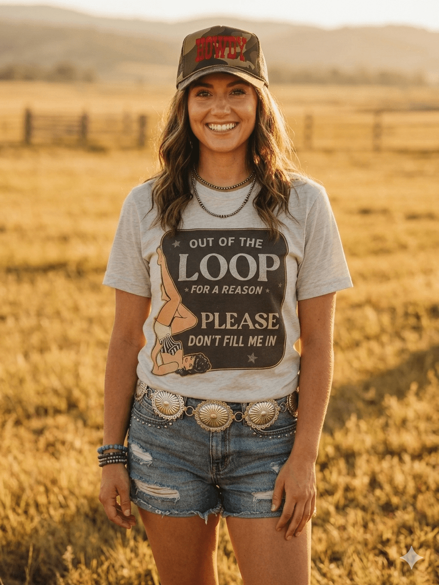 Out Of The Loop For A Reason Graphic Tee