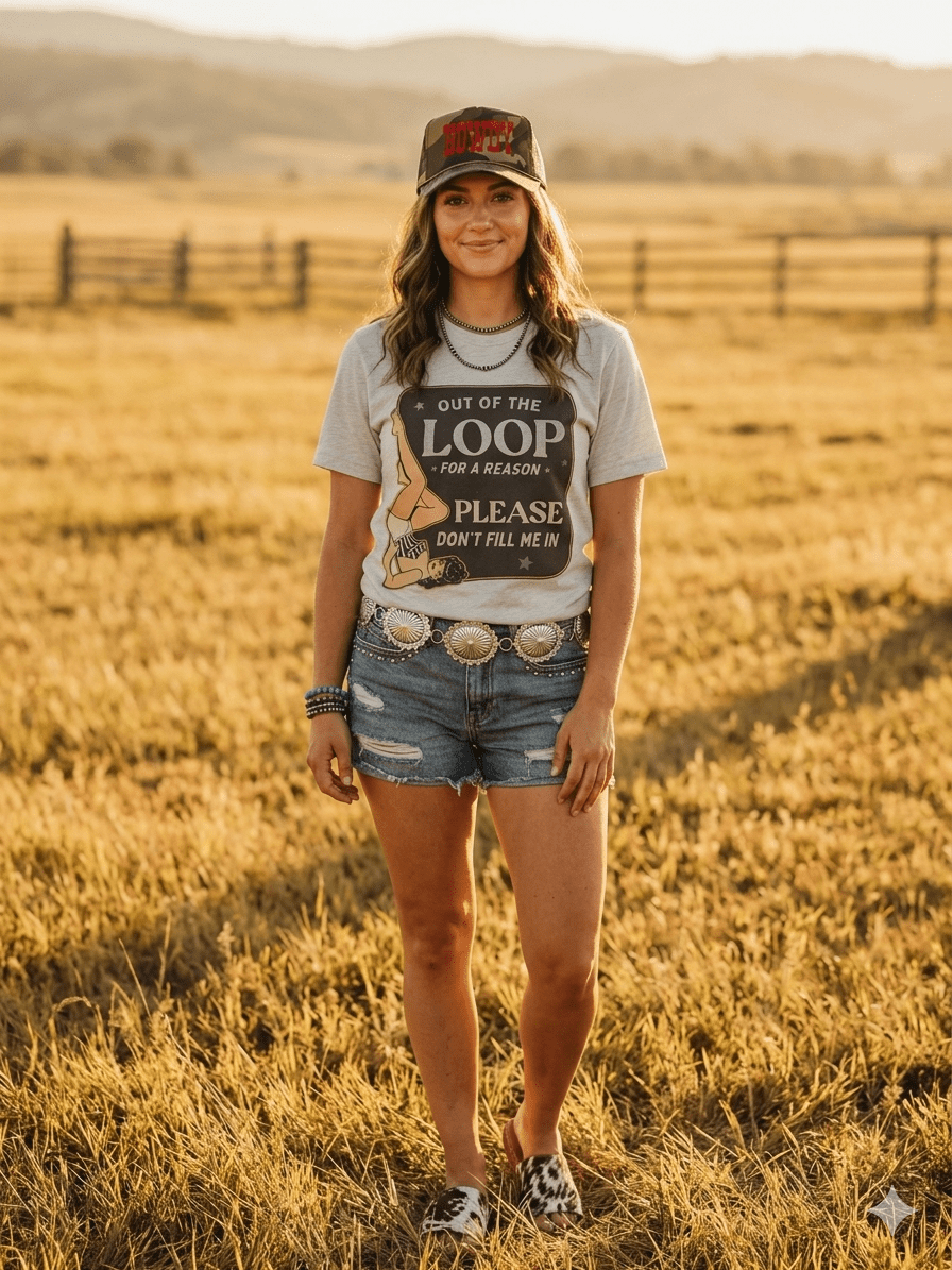 Out Of The Loop For A Reason Graphic Tee