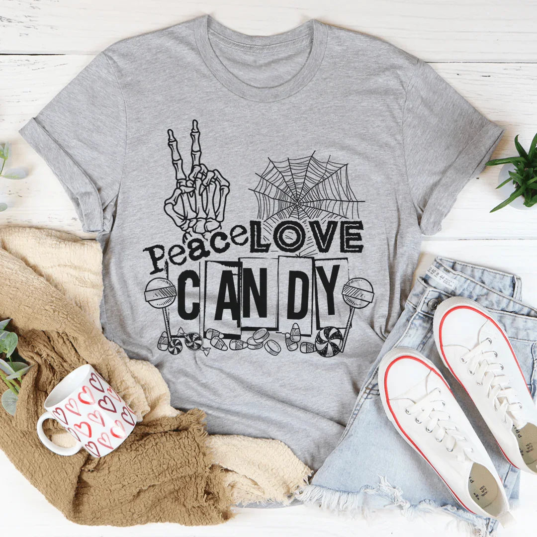 Peace Love Candy Tee