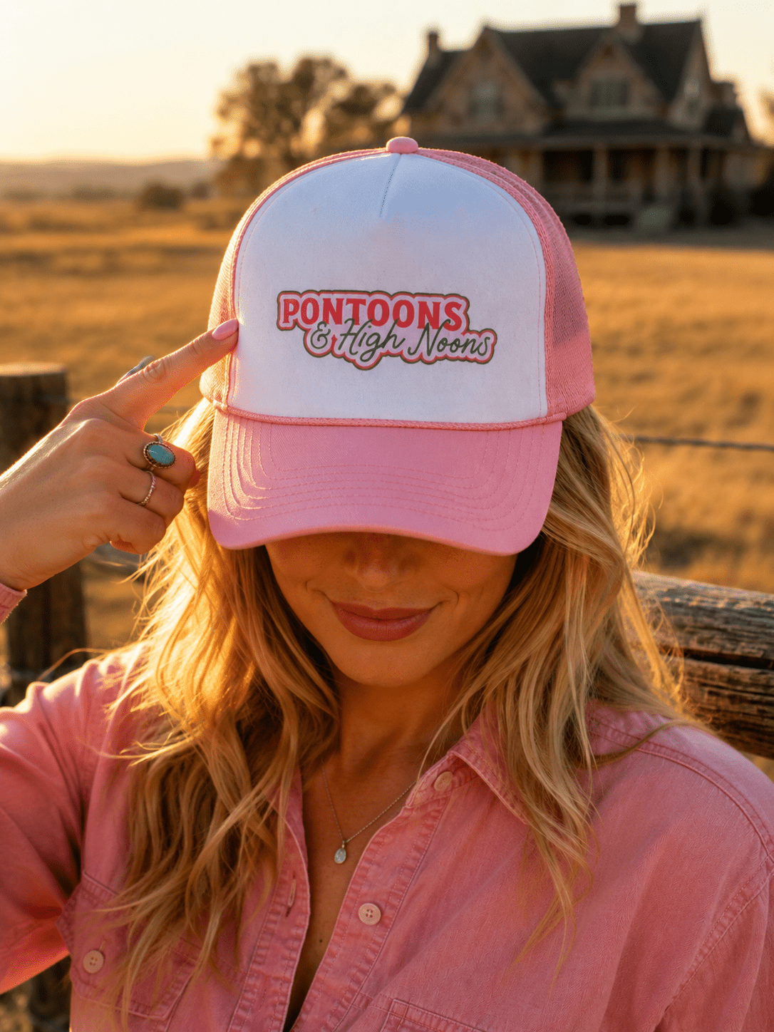 Pontoons & High Noons Trucker Hat