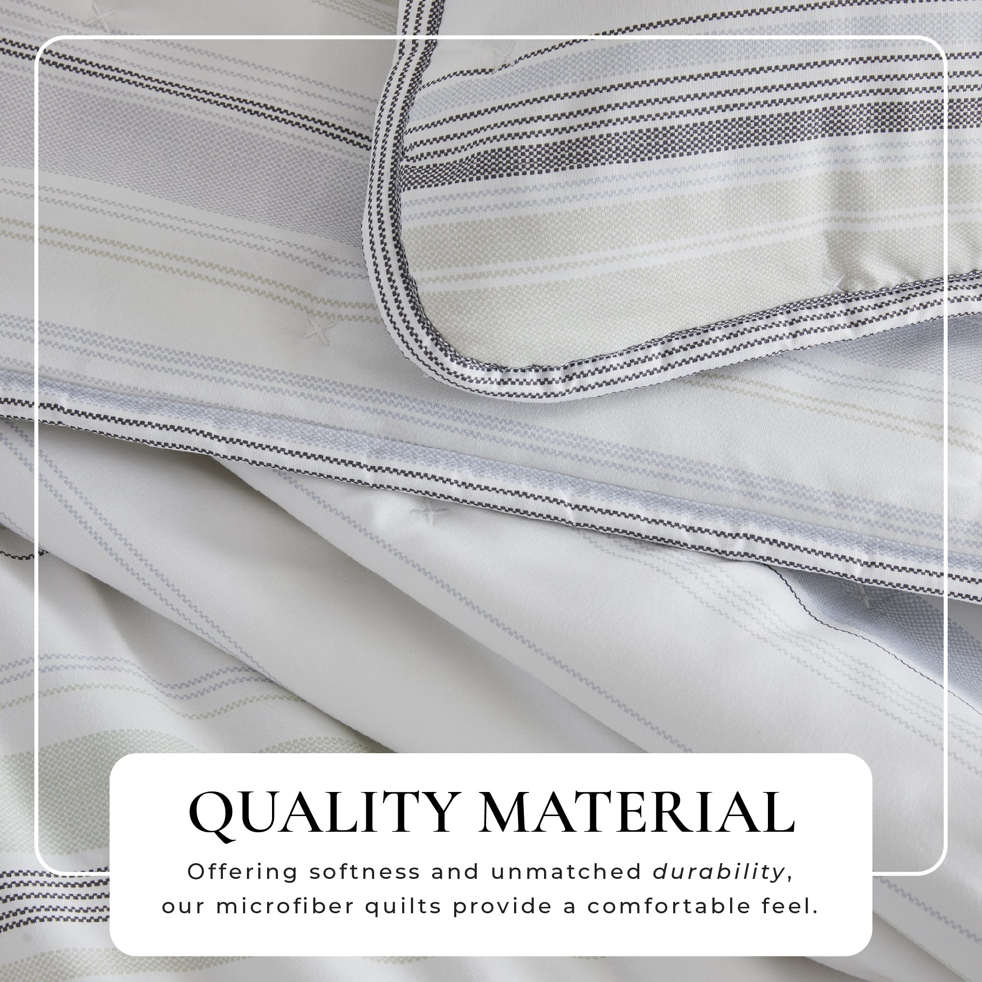 Dot Stitched Quilt Set - Dot-Hemmed Collection