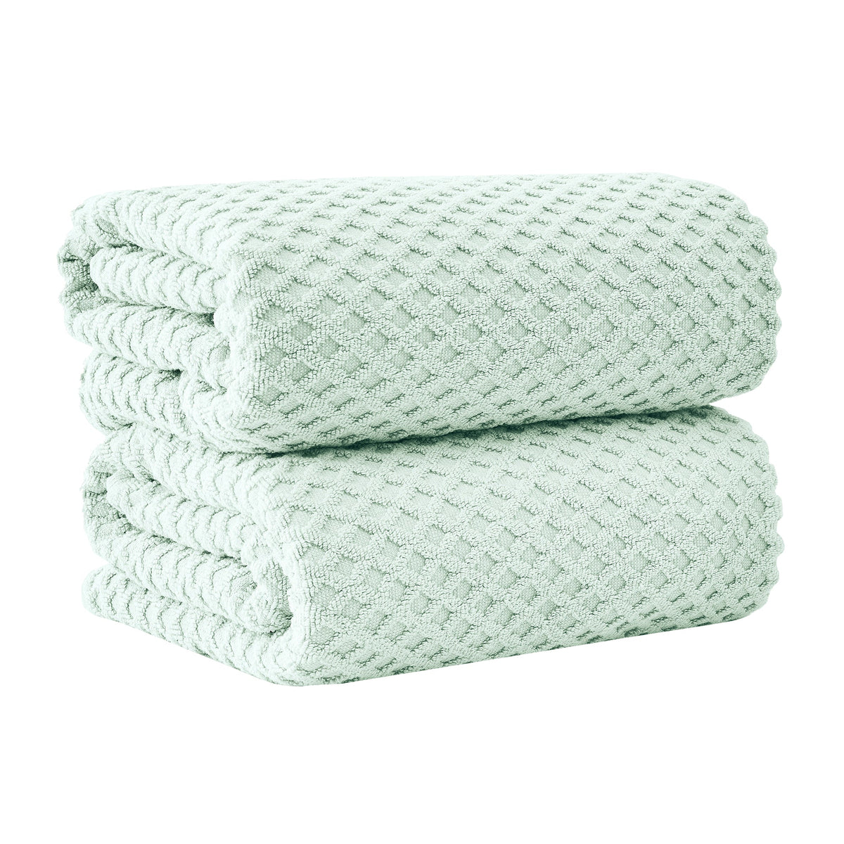 Cotton Diamond Waffle Weave Bath Towel Set - Grayson Collection