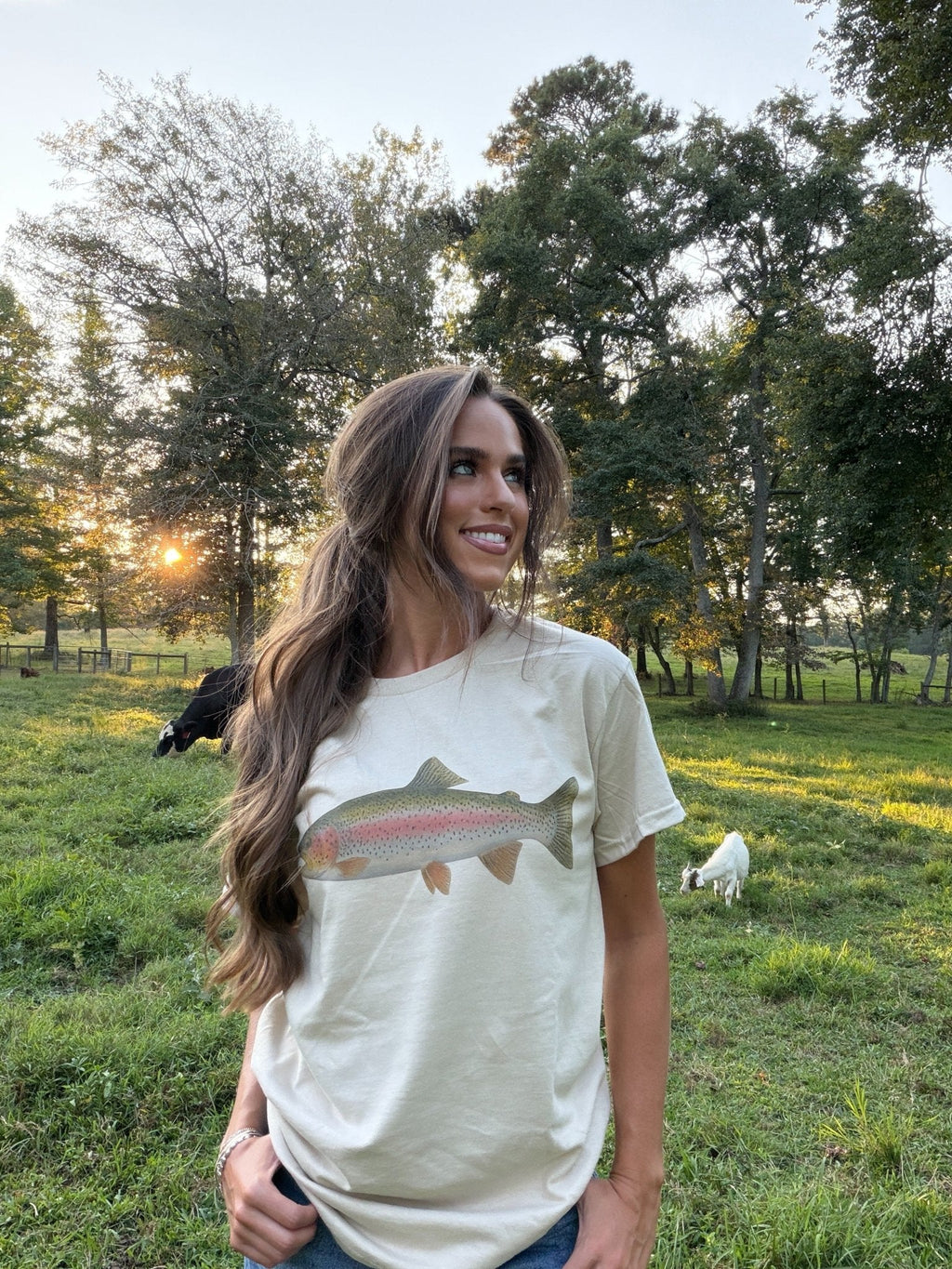 Rainbow Trout Graphic Tee