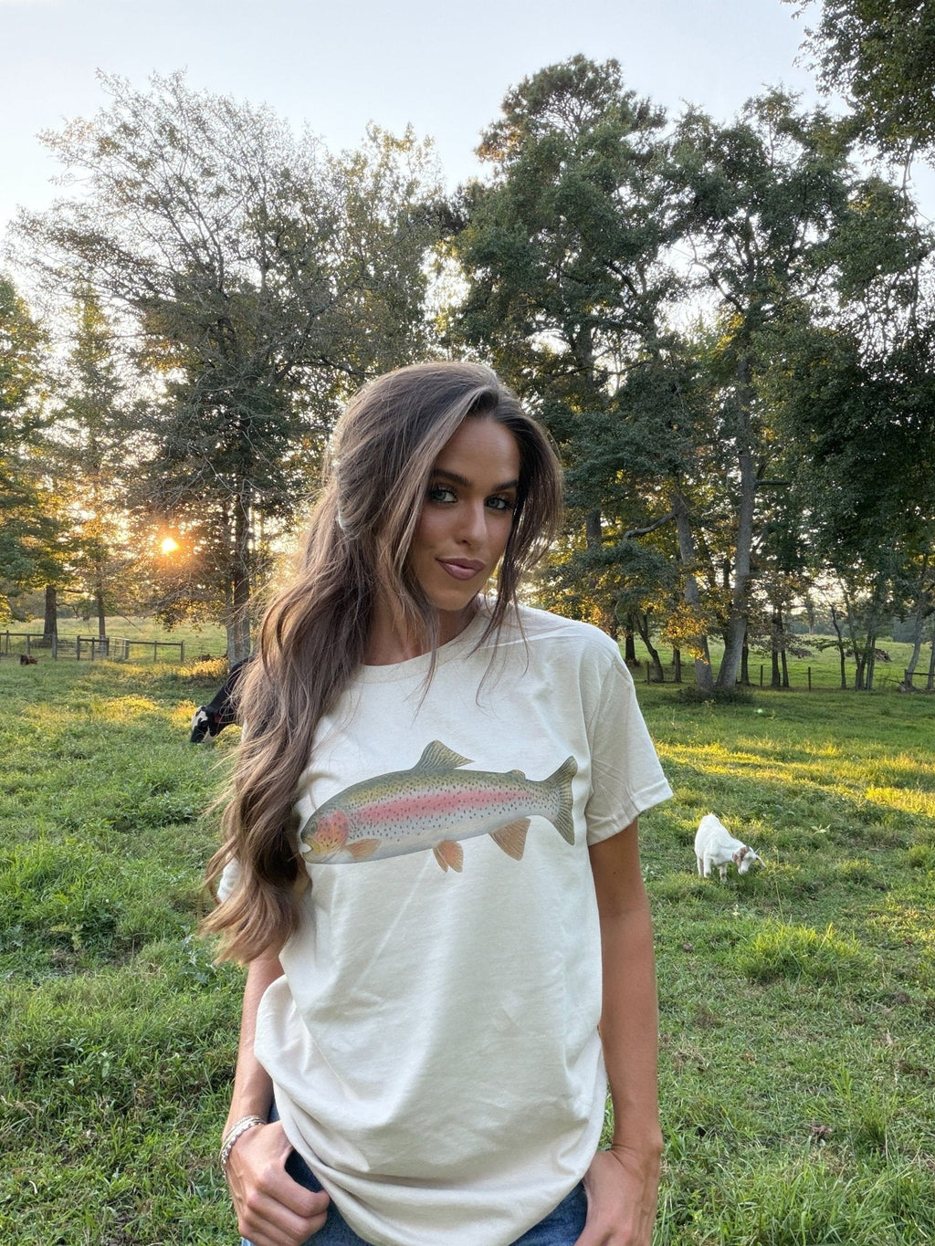 Rainbow Trout Graphic Tee