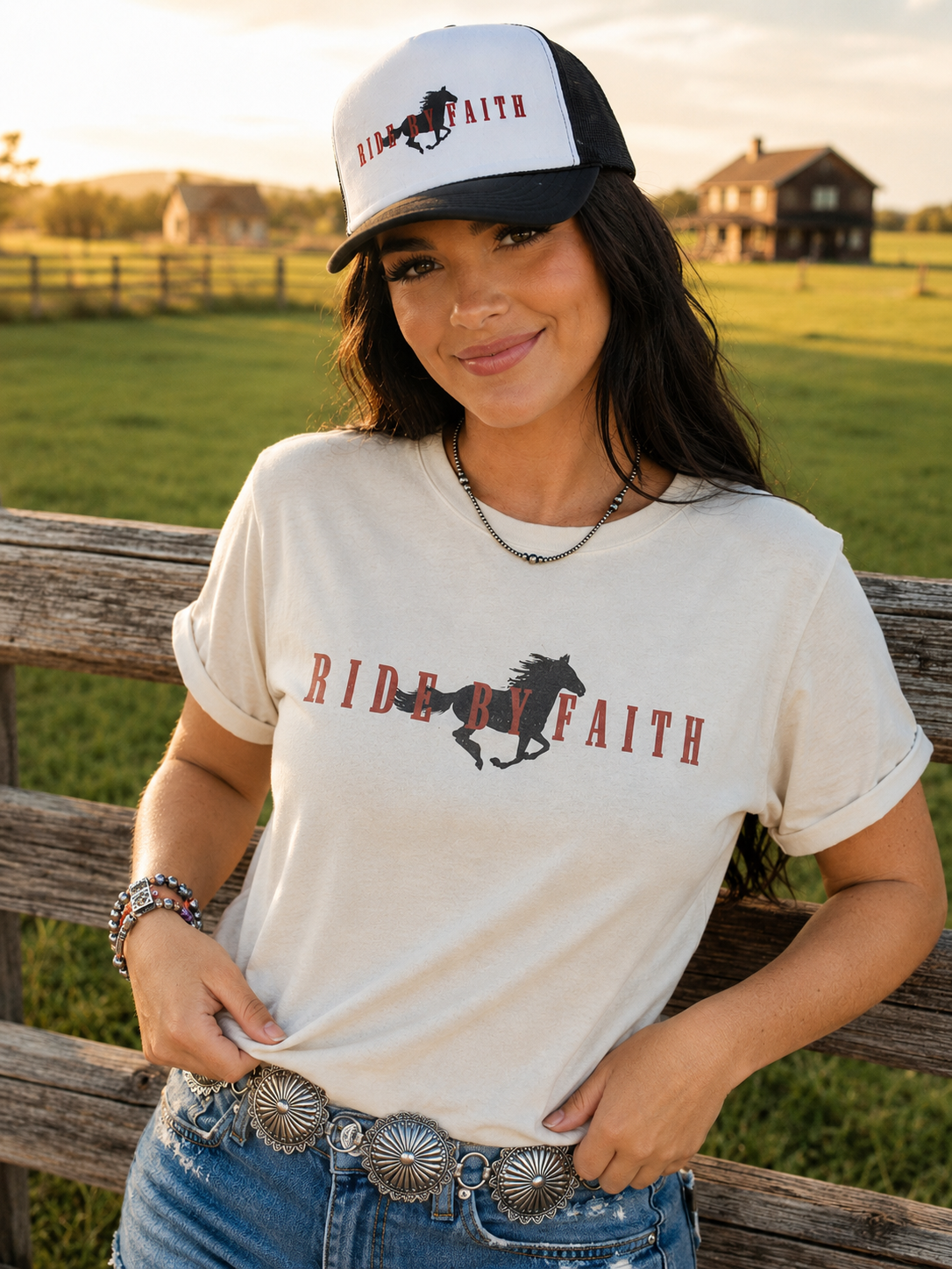 Ride By Faith Graphic Tee