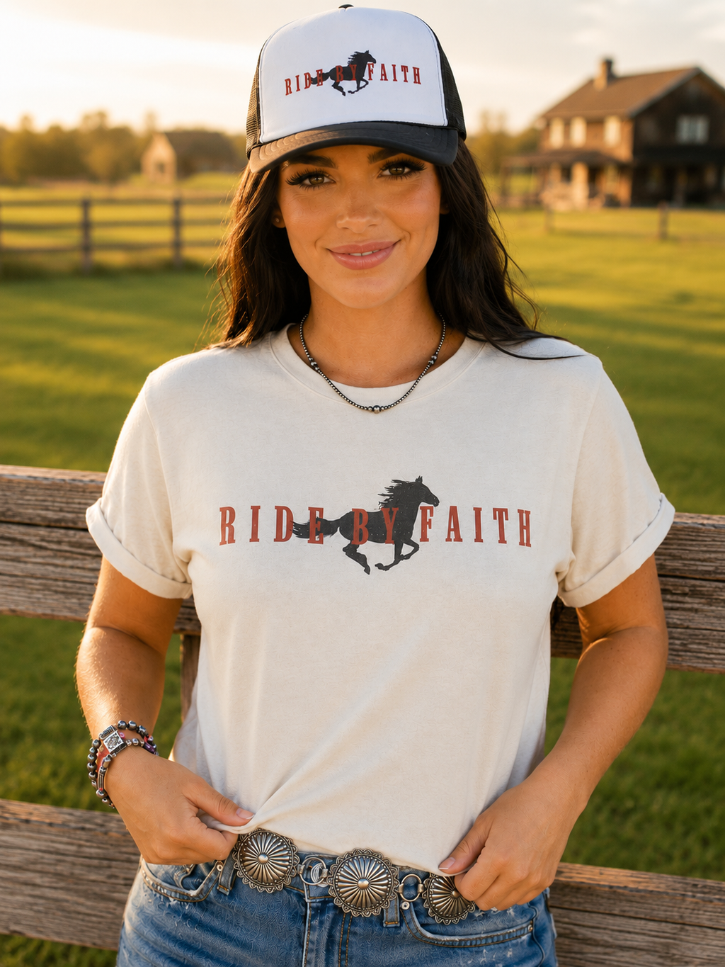 Ride By Faith Graphic Tee